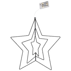 Vánoční Závěsná Dekorace Star, Výška: 44cm, S Led