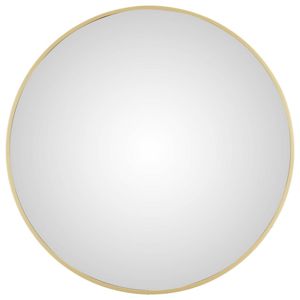 Nástěnné Zrcadlo konkav Zlatá 45 Cm