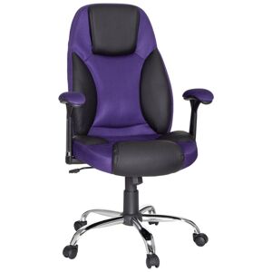 Otočná Židle Imola Černá/fialová