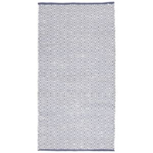 Ručně Tkaný koberec Carmen 2, 80/150cm, Tm.modrá
