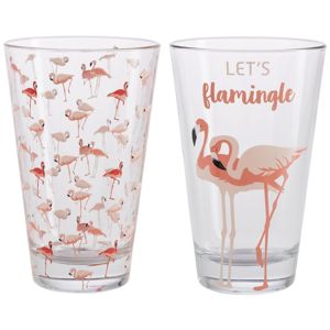 sklenička Flamingo Couple