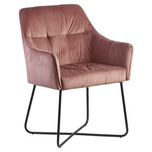 Židle S Područkami Wohnling Růžová